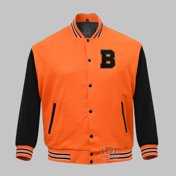 Custom Orange Varsity Jackets