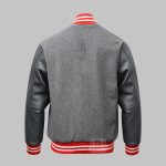 Custom Varsity Jackets Black Grey