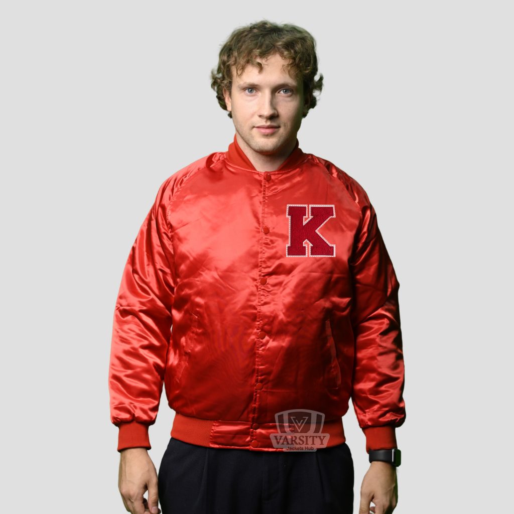 Satin Varsity Jacket