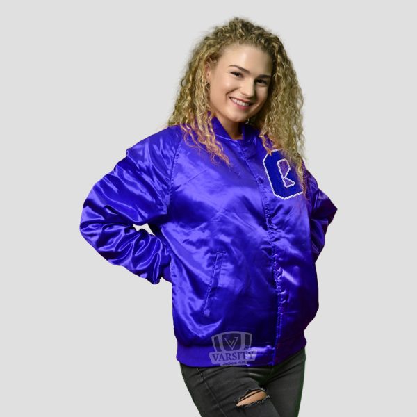 Letterman Jacket Satin Women