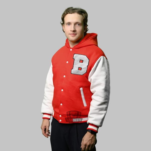 Letterman Jacket with hood