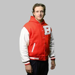 Letterman Jacket with hood