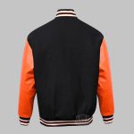 Letterman Jackets Black Orange