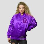 Purple Varsity Jacket Women