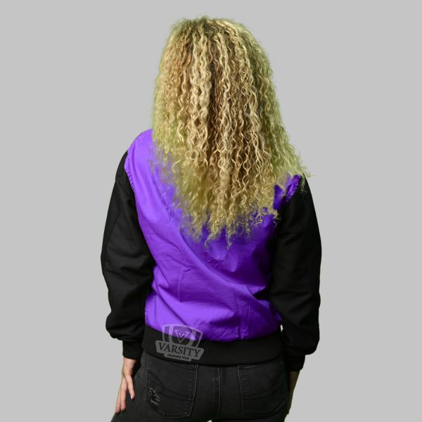 Purple Varsity jacket women