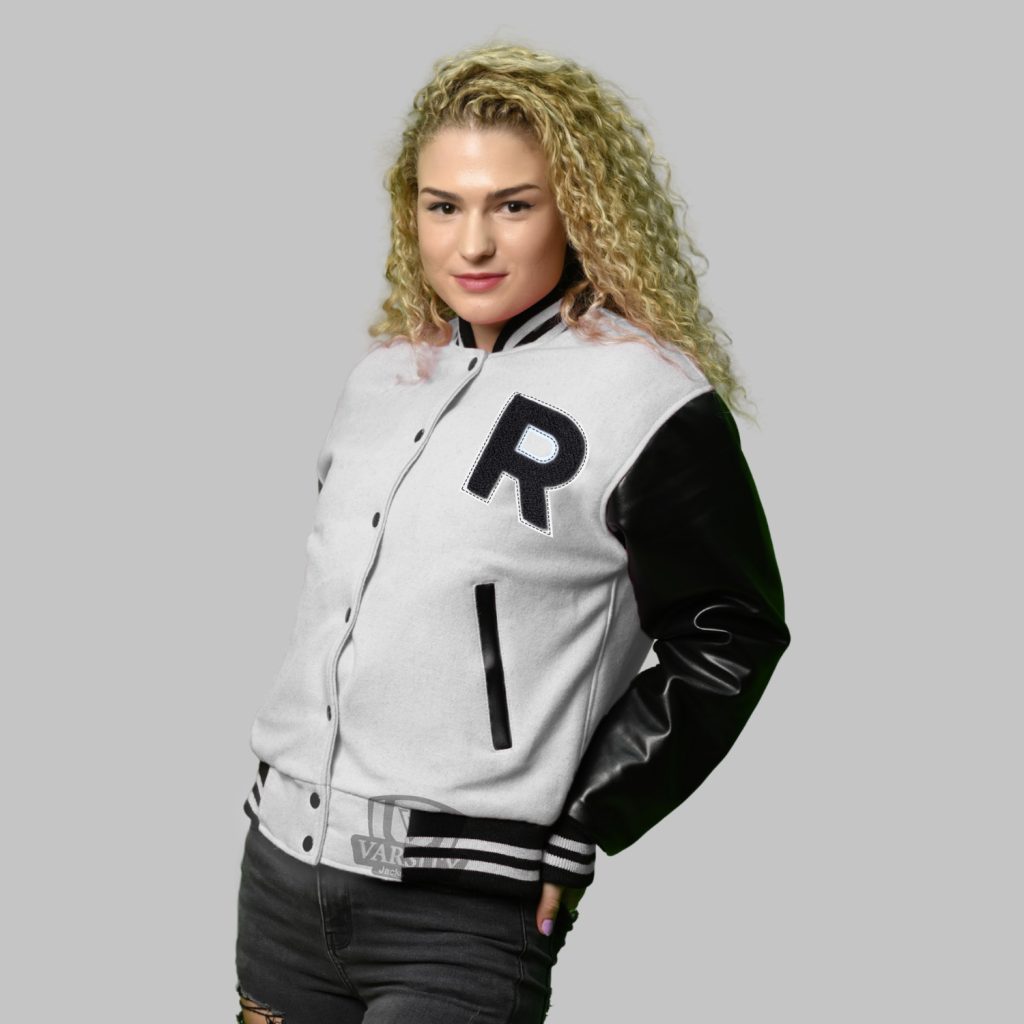 White Varsity Jacket