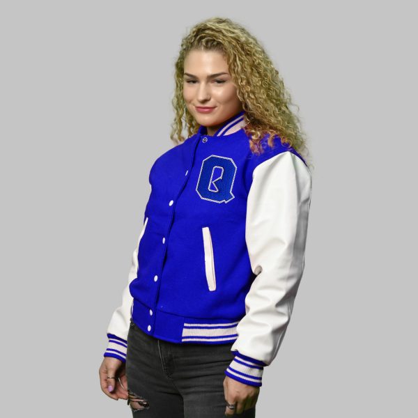 Women Varsity jacket Blue