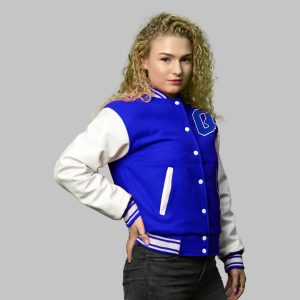 Women Varsity jacket Blue