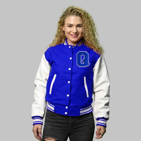 Women Varsity jacket Blue