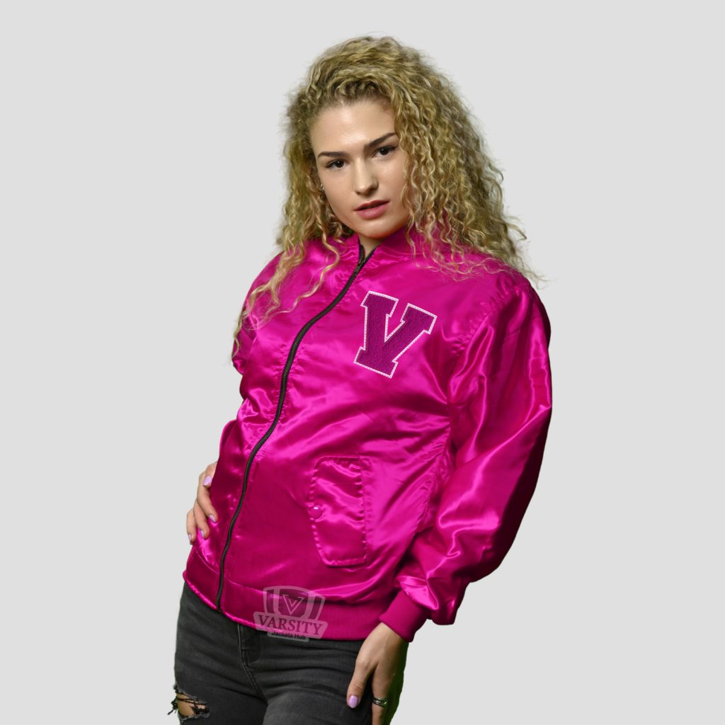 Hot Pink Bomber Jacket 